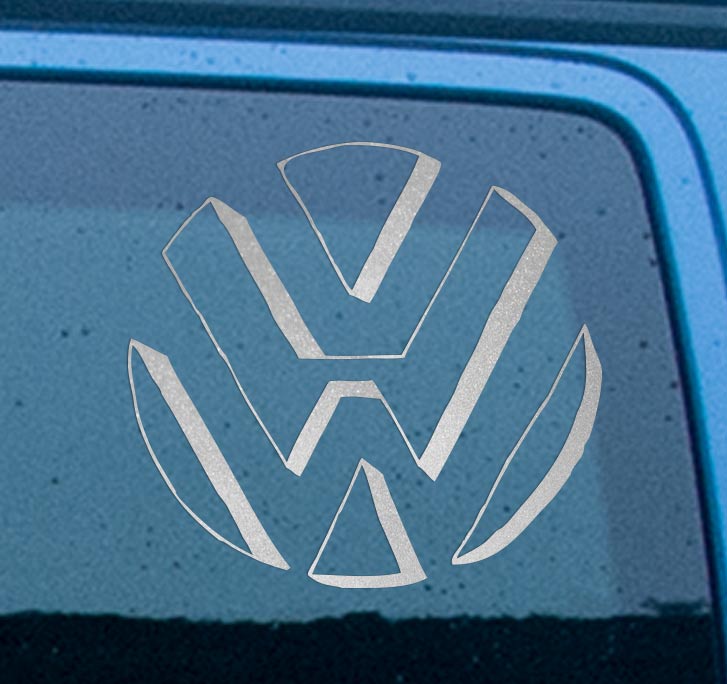 VW Hand Drawn Sticker Decal - Volkswagen Stickers