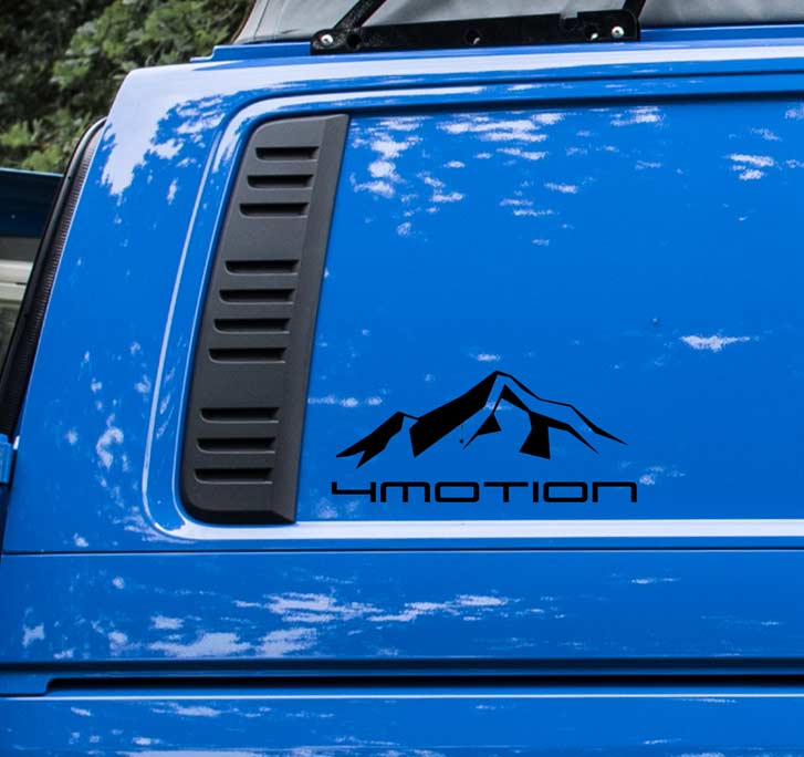 4 Motion Mountain Decal Sticker Graphic for Camper Van - Caddy - Crafter